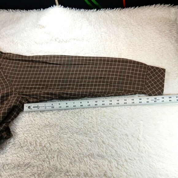 Hurley Shirt Mens Large Plaid/Check Button Down/Front Long Sleeve 100% Cotton - Picture 10 of 11